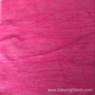 Cationic jersey Fluorescent Pink fabric